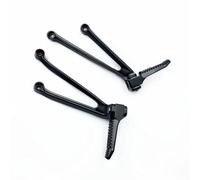 DIQXLGS Soportes de Estriberas Pasajero Piezas Moto Negro Plateado Pedal Trasero Para B&MW S1000 S1000R S1000RR 2009-2017(NEGRO)