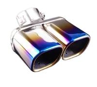 DIQXLGS Tubo De Escape De Acero Inoxidable Puntera Silenciador Cubierta Decorativa Para Suzuki Para Vitara 2015 2016 2017 2018(Azul)