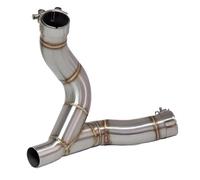 DIQXLGS Tubo De Escape Modificado De Acero Inoxidable Para Ducati Para Desert X 950 2022 2023 2024 Interfaz De Tubo Intermedio Deslizante