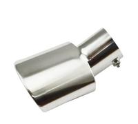 DIQXLGS Tubos De Escape Para Mitsubishi Para Outlander 2013 2014 2015 2016 2017 2018 2019 Modificación Tubo De Escape De Acero Inoxidable(Plata)