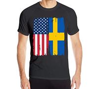 Dir-Ty HEA-DS Men's Round Neck T-Shirt Short Sleeve Top Pure Cotton T-Shirt Pullover(Large)
