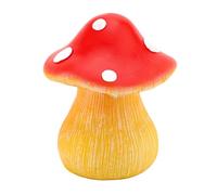 DIRBAK Caja de champiñones Falso Escondido de la Llave escondida de Resina Resistente a la Intemperie Punta de Resina para el jardín Seguridad del hogar Securre de Repuesto 443g