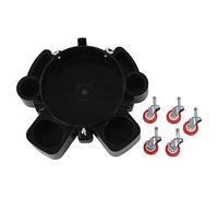 DIRBAK Cartero móvil móvil Multifuncional de Servicio Pesado de Dollet Rolling Dolly con 5 Ruedas giratorias para el Lavado de automóviles Que detalla la construcción y el Uso del hogar