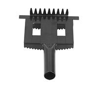 DIRBAK Cepillo de rastrillo para Aseo de Ganado, ergonómico de Acero Inoxidable para ovejas, Ganado, Aves de Corral, 21,5x14x9,5 cm