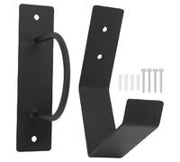 DIRBAK Exercise Rope Storage Hook, Battle Rope Storage Hanger Wall Mount Rope Storage Rack for Exercise Rope Battle Rope in Home Gym or Commercial Gym, Black