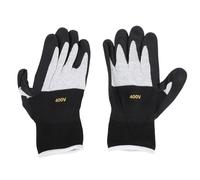 DIRBAK Insulated Electrician Gloves Rubber Anti Slip 400V Voltage Electrical Safety Gloves for Installation Maintenance Professionals