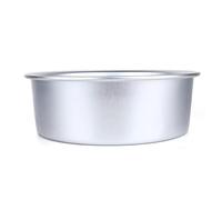 DIRBAK Molde para pasteles redondo antiadherente de aleación de aluminio de 9,84 pulgadas, duradero y resistente, ideal para panaderos y pastelerías caseras