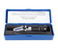 DIRBAK Refractómetro anticongelante automotriz, Dispositivo probador de Temperatura de Punto de congelación de aleación de Aluminio para Pruebas de fluidos de automóviles