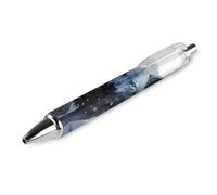 Dire Wolf - Bolígrafo personalizado con ojo profundo para hombres y mujeres, bolígrafos retráctiles de 0,5 mm, color azul, divertido impreso, 1 unidad como se muestra en la imagen 1