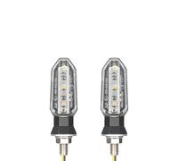 Dirección Luces Luces Intermitentes para Motocicleta 8 Mm Luz Destellante para para CBR500R para CBR650F para CB500X CRF250L MSX125 Indicador De 12V Lámpara De Posición(Claro,2 Piezas)