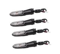 Dirección Luces Luz Indicadora De Intermitente para Motocicleta para para Z650 para Z300 para Z400 para Z125 para Z900RS Luz De Freno Y Destello Lámpara De Posición(Claro,4 Piezas)