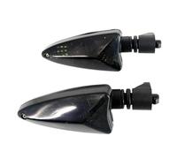 Dirección Luces Luz Indicadora De Intermitente para Motocicletas para Aprilia Tuono V4R Factory, Tuono V4 1100RR, RSV4/RSV4R/RSV4RR Lámpara De Posición(Negro,120 mm)