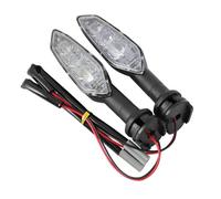 Dirección Luces Luz Intermitente para Motocicleta Lámpara Indicadora Delantera Y Trasera para FZ 150I FZ 16 FZ6R FZ-25 FZ-03 FZ-07 FZ-09 FZ-10 Lámpara De Posición(Claro,2 Piezas)