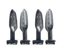 Dirección Luces Luz Intermitente para Motocicleta para YZF-R1 R3 R6 R15 R25 R125 YBR 125 250 Repuestos De Indicadores De Dirección Delanteros Traseros Lámpara De Posición(Fumar,4 Piezas)