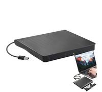 Dirección óptica externa 'unidad óptica USB para portátil - Lector Disp USB | Slim Disk Burner, duplicador de redes de disco de alta velocidad para PC de sobremesa