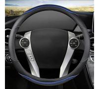Dirección segmentada Protector para Volante De Coche De Carbono para Toyota para Prius 30(XW30) 2009-2015 para Aqua 2014 para Prius C(US) V(US) 2012-2017(BLU)