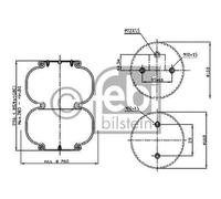 FEBI BILSTEIN 39420 Fuelle, suspensión neumática