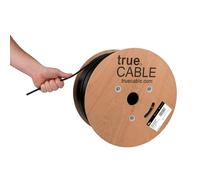 Direct entierro Cat5e, blindado (FTP), Impermeable al Aire Libre Nominal cmx, sólido de Cobre Desnudo Bulk Ethernet Cable, 350 MHz, ETL Disponible, truecable