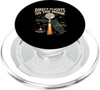 Direct Flights to The Moon Florida Space Coast Retro PopSockets PopGrip para MagSafe