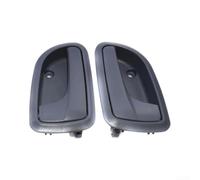 Direct Replace Inside Door Handle Set Gray Plastic 2Pcs | Exact fit for para kia Picanto Morning 2008-2010, gray finish, restores interior look, easy snap-in install