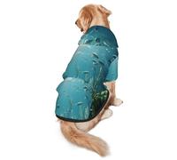 Direct Sunlight On The Seabed - Sudadera con capucha para perro, ropa de poliéster suave y transpirable para perros medianos y grandes