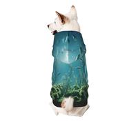 Direct Sunlight On The Seabed - Sudadera con capucha para perro, ropa de poliéster suave y transpirable para perros pequeños, medianos y grandes