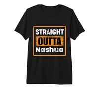 Directamente de Nashua New Hampshire USA Humor Angustiado Camiseta Premium