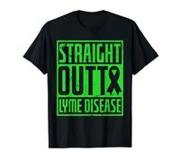 directamente enfermedad de Lyme Diseño para un paciente Camiseta