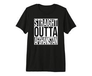 Directamente Fuera de Afganistán Camiseta Premium
