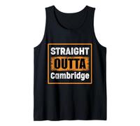 Directamente Fuera de Cambridge Massachusetts USA Retro Vintage Camiseta sin Mangas