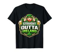 Directamente Fuera de Irlanda Orgullo irlandés Día de San Patricio Camiseta