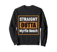 Directamente Fuera de Myrtle Beach Carolina del Sur Estados Unidos Retro Humor Sudadera