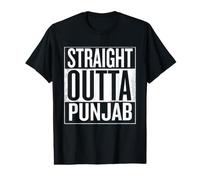 Directamente Fuera de Punjab Desde el corazón de Punjab, India Camiseta gráfica económica