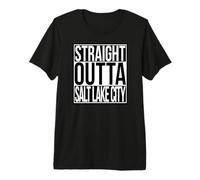 Directamente Fuera de Salt Lake City Camiseta Premium