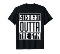 Directamente fuera del gimnasio - correr, levantamiento de pesas, ejercicio Camiseta