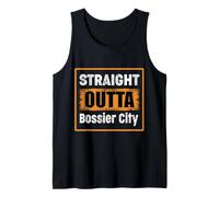 Directamente Outta Bossier City Louisiana USA Retro Vintage Camiseta sin Mangas