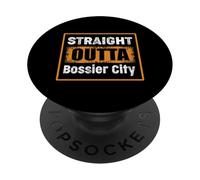 Directamente Outta Bossier City Louisiana USA Retro Vintage PopSockets PopGrip Adhesivo