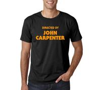 Directed by Carpenter - Camiseta Manga Corta para Fans del Cine de Terror (XL)