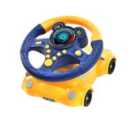 ＡＷＨＡＯ Directivo Conductor de Juguete Actividad Divertida Juega de rol Interactivo Portable con Efectos de Sonido Y Música para Niños Pequeños Niños, Azul