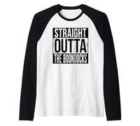 Directo Fuera DE LOS Boondocks Camiseta Manga Raglan