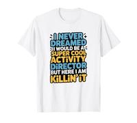 Director de Actividades Líder de Recreación del Programa de Camp Camiseta