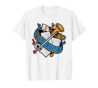 Director De Banda Secundaria Maestro Música Marcha Educador Camiseta
