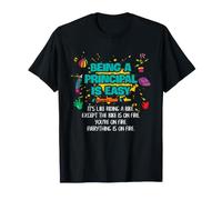 Director de Escuela Caos Humor Ser Director es fácil Camiseta