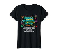 Director de Escuela Caos Humor Ser Director es fácil Camiseta gráfica económica, Mujer, Negro, XS