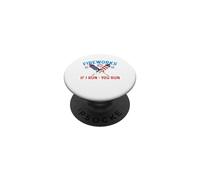 Director de Fuegos Artificiales If I Run You Run - Patriótico 4 de Julio PopSockets PopGrip Adhesivo