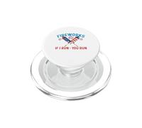 Director de Fuegos Artificiales If I Run You Run - Patriótico 4 de Julio PopSockets PopGrip para MagSafe