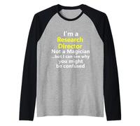 Director de investigación Psicología Carrera Laboral conductual clínica Camiseta Manga Raglan