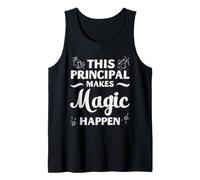 Director de la Escuela Magic Happens Liderazgo Apreciación Camiseta sin Mangas