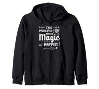 Director de la Escuela Magic Happens Liderazgo Apreciación Sudadera con Capucha