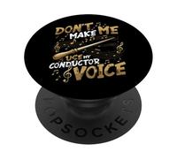 Director de música No me Hagas Usar mi Voz de Director PopSockets PopGrip Adhesivo